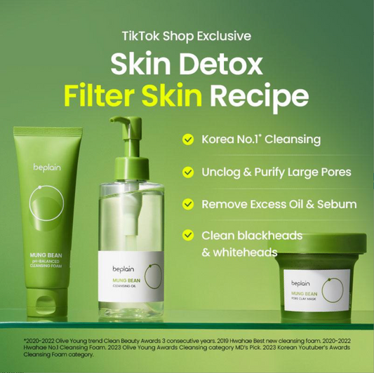 [beplain Official]Skin Detox Trio for Filter Skin